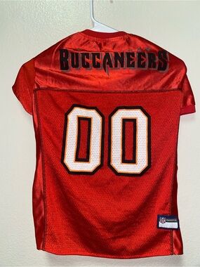 Buccaneers Red Pet Jersey - Fan Team Dog Shirt